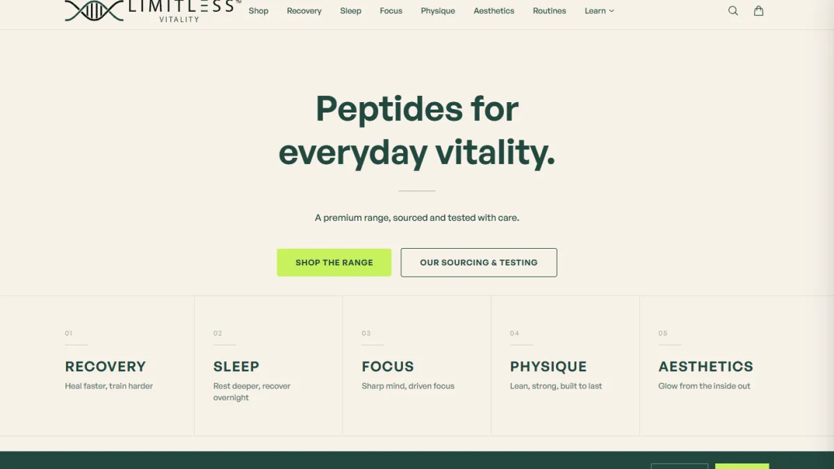 Limitless Vitality screenshot