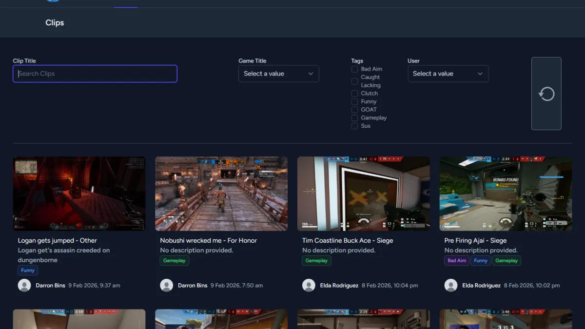 Clips screenshot